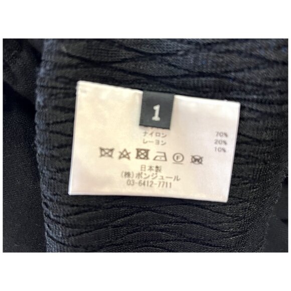 Leur Logette cotton stretch top black 1/S NEW - Picture 9 of 11